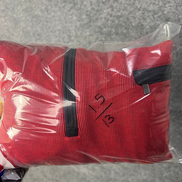 Bugatti Sweater Mens XXLarge Red Soft cotton Quarter Zip Long Sleeve LOGO - Picture 9 of 10